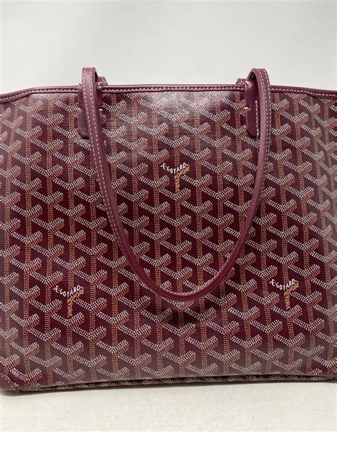 goyard burgundy bag|goyardine bag.